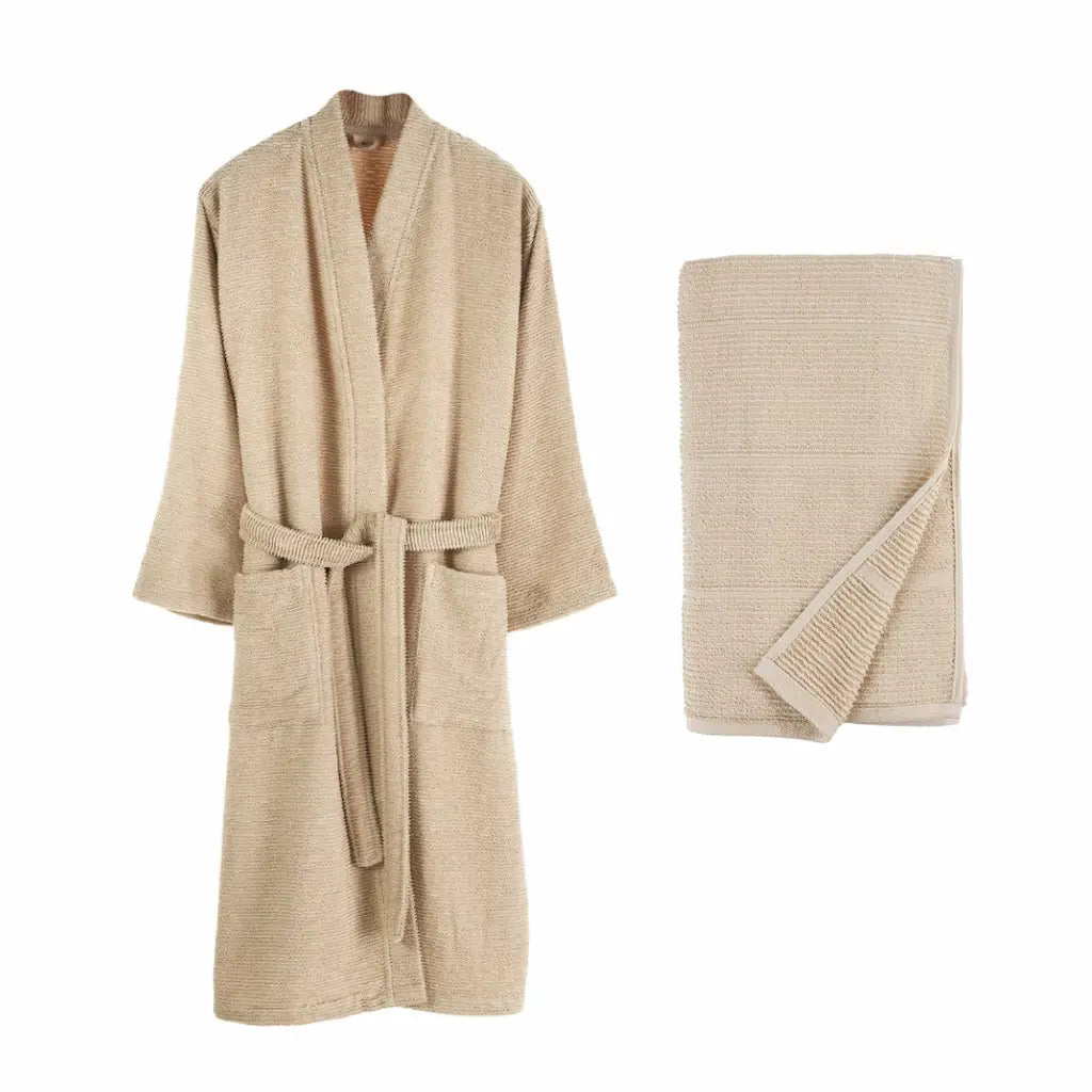 Bathrobe & Towel Set - Terry Sardes