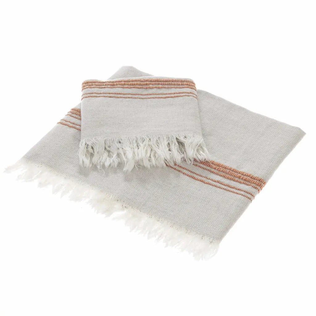 Turkish Towel, Linen Mix, Marl