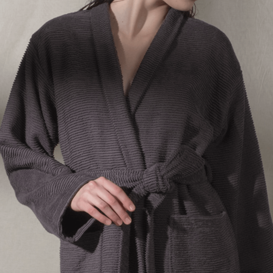 Bathrobe, Ribbed Terry 380gsm Luxury Unisex, Sardes