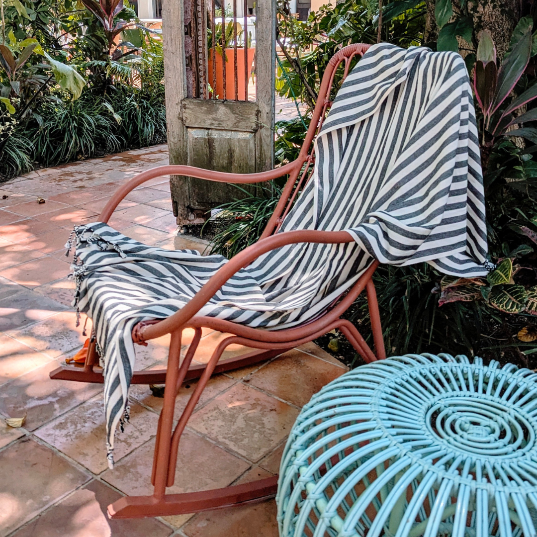 Zebra Turkish Towel XL Oversized 100%Cotton Striped