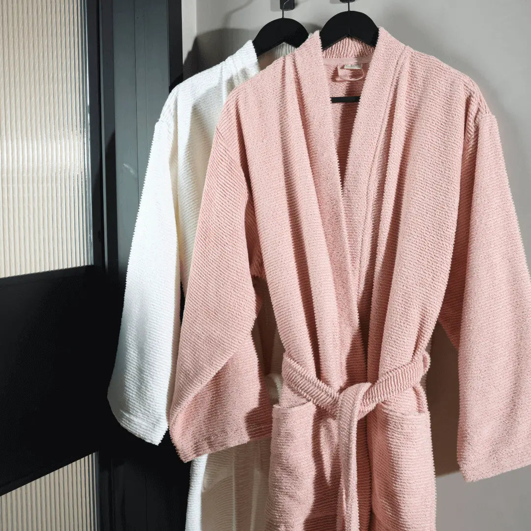 Bathrobe, Ribbed Terry, Sardes