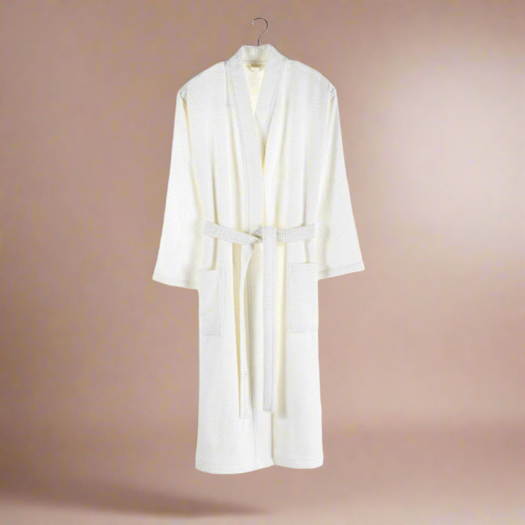 Bathrobe, Ribbed Terry 380gsm Luxury Unisex, Sardes