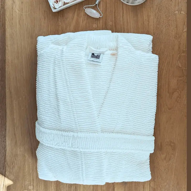 Bathrobe, Ribbed Terry, Sardes