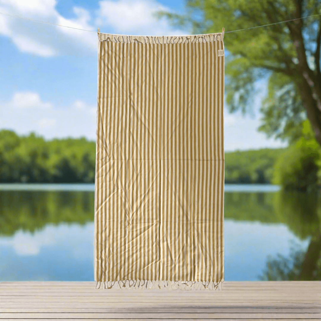 Zebra Turkish Towel XL Oversized 100%Cotton Striped