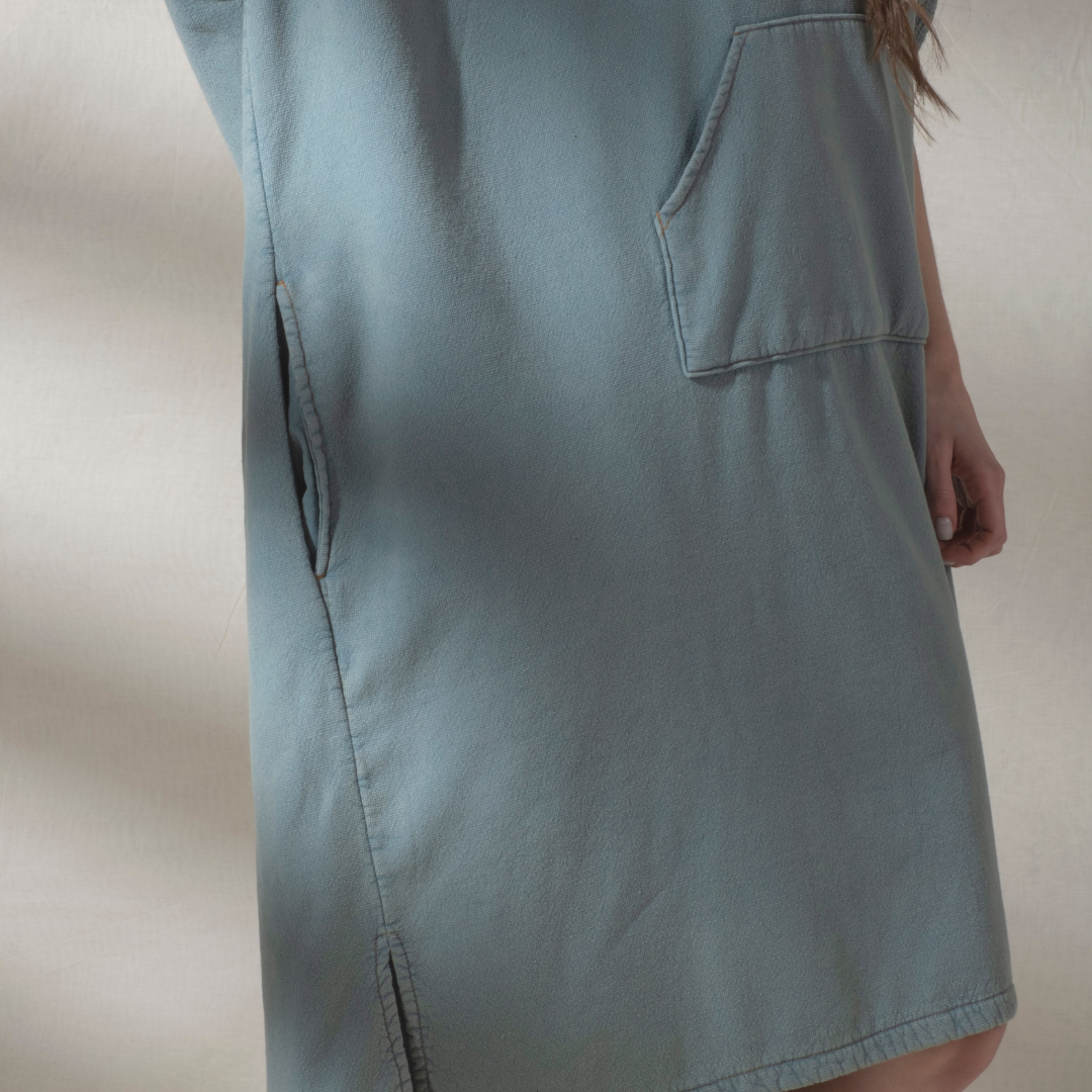 Beach Poncho Changing Robe Hood Unisex