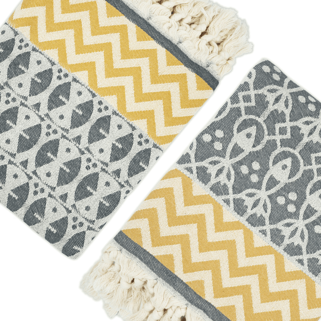 Turkish Beach Towel Duo's - 2 Towel Sets