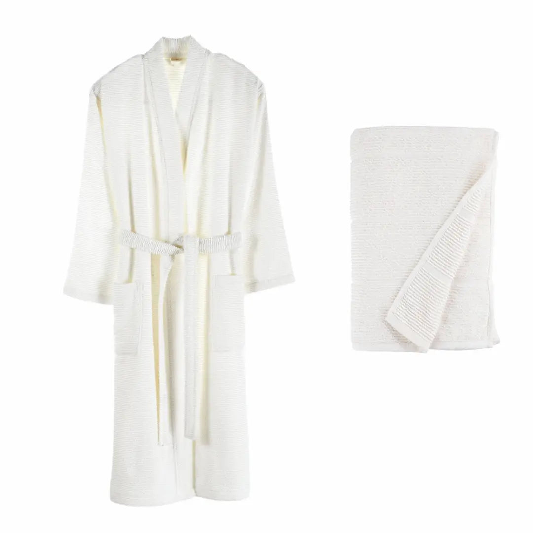 Bathrobe & Towel Set - Terry Sardes