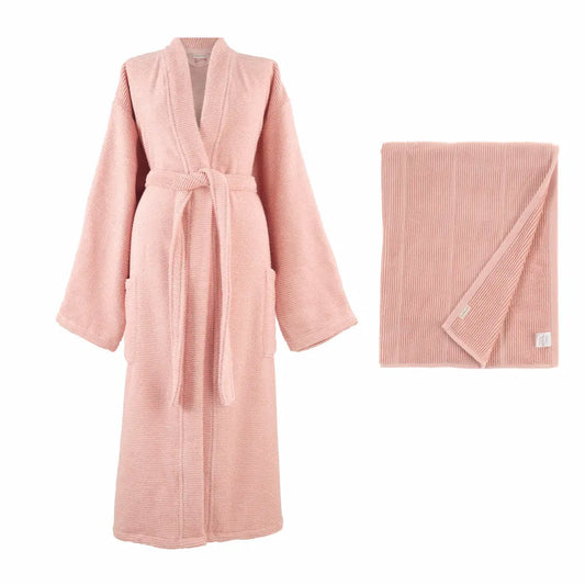 Bathrobe & Towel Set - Terry Sardes