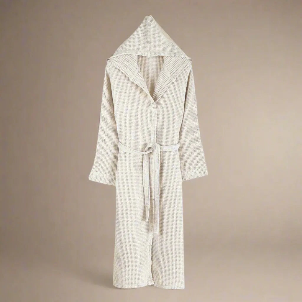 Waffle Bathrobe with Hood, Lento