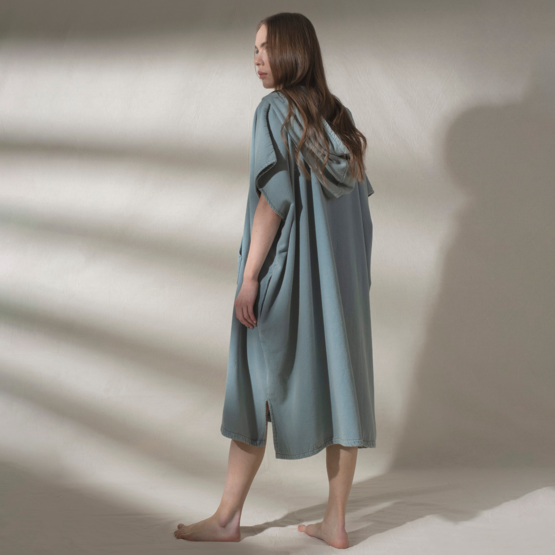 Beach Poncho Changing Robe Hood Unisex