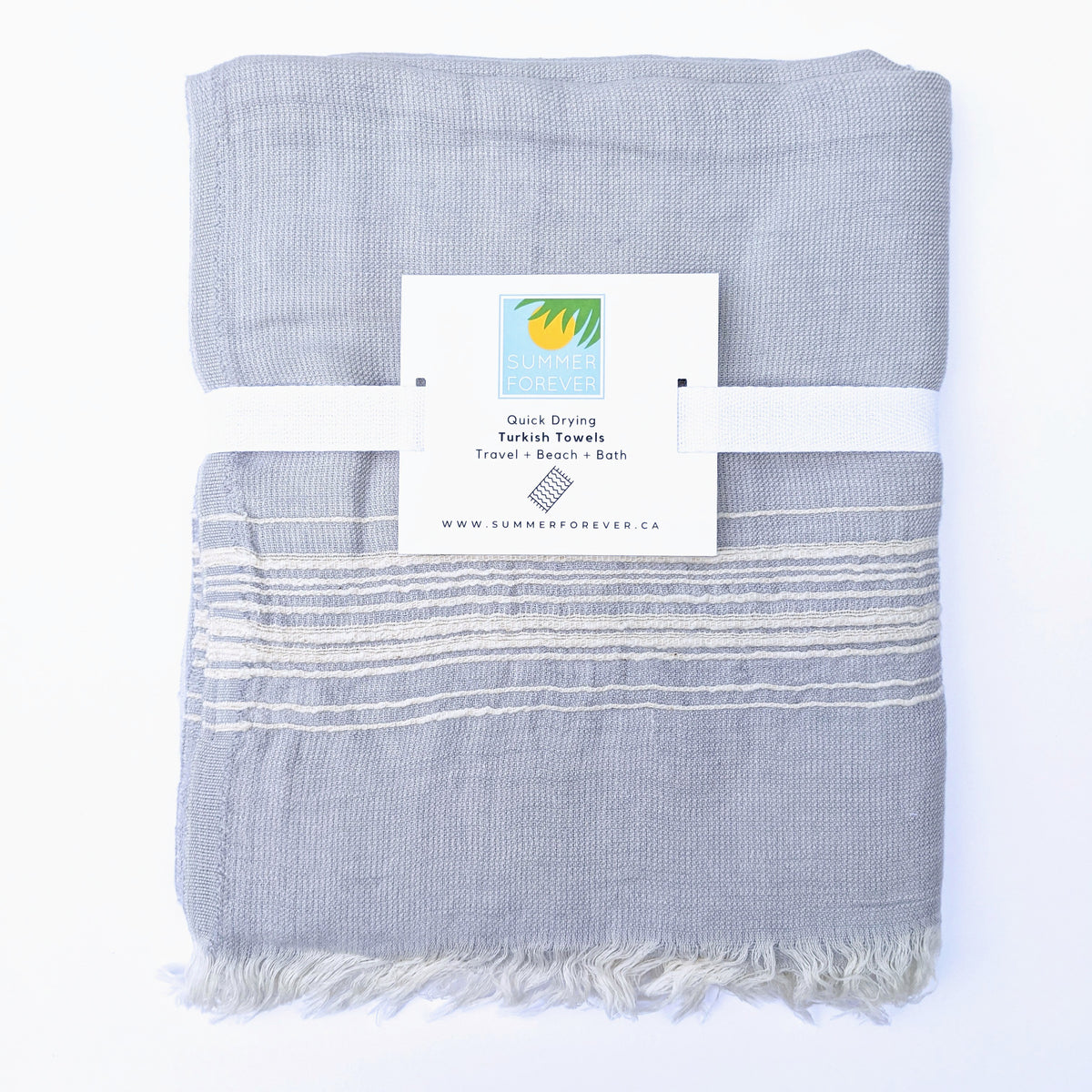 Turkish Towel, Linen Mix, 160GSM, Marl