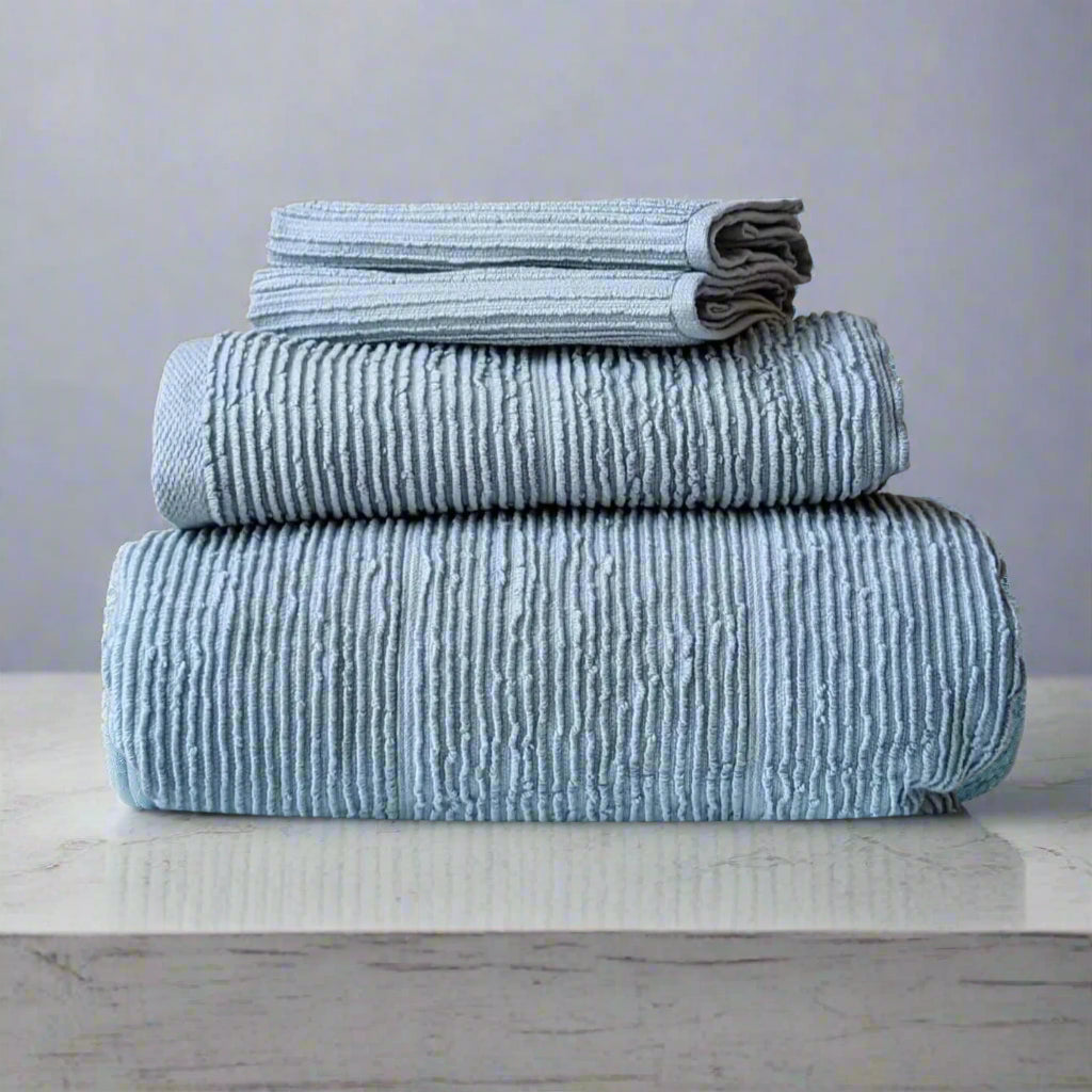 Turkish Bath Towel Ribbed Terry 380gsm Luxury, Sardes