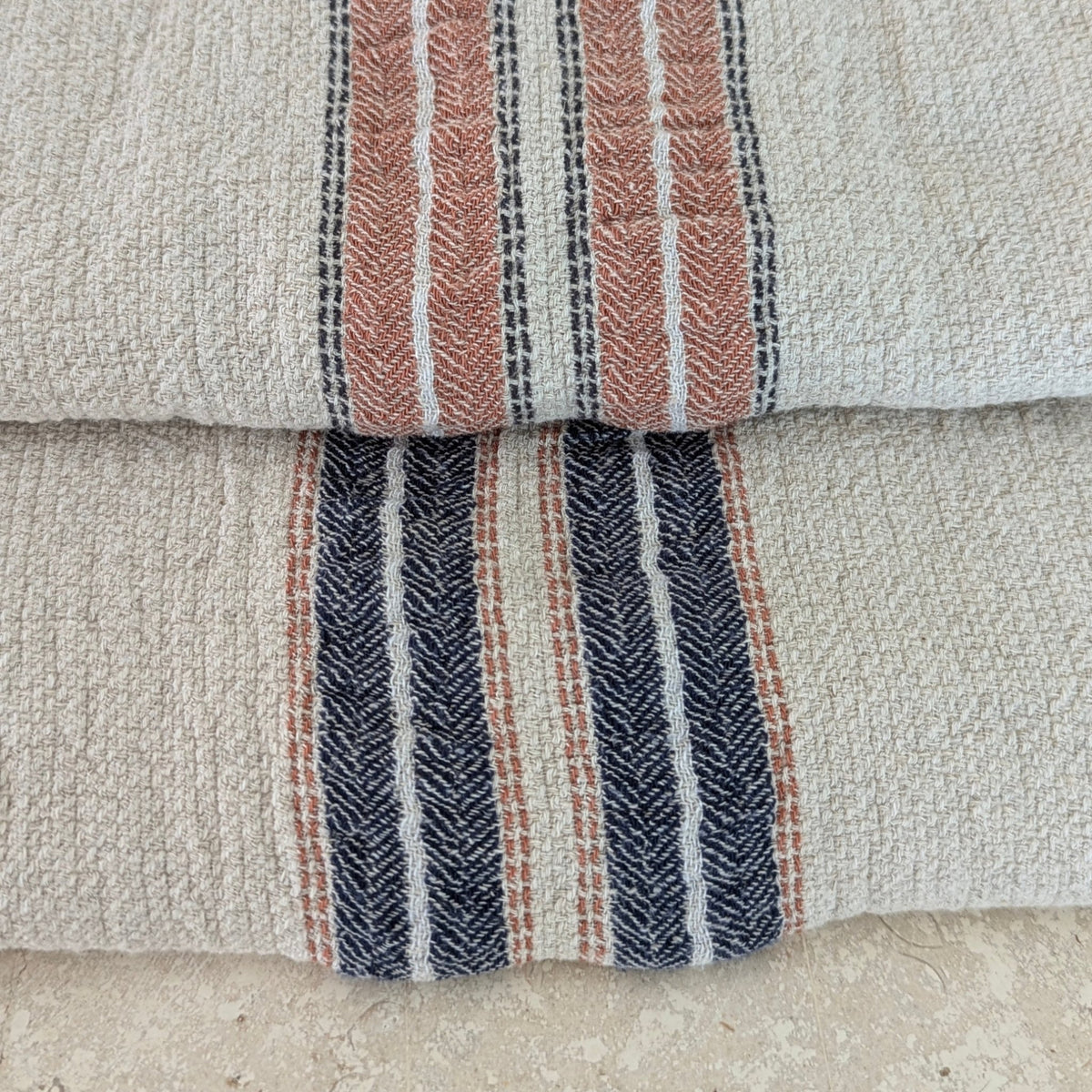 Turkish Beach Towel 30% Linen 205gsm SPA Bath, Hestia
