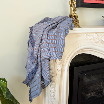 Kaira Throw, Blanket; Violet Gray