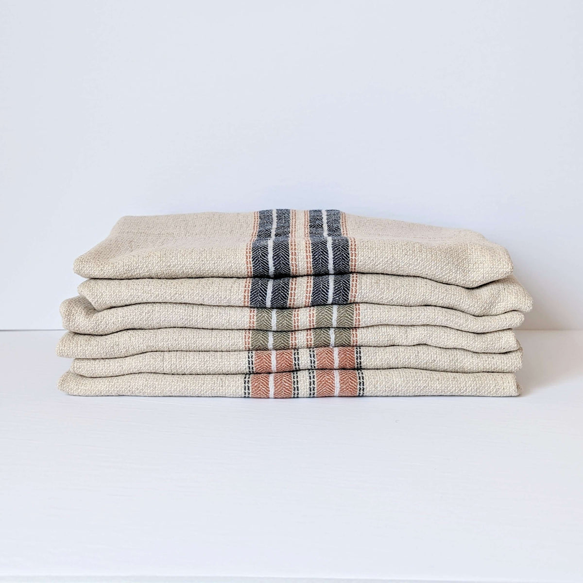 Linen-Cotton SPA Sauna Turkish Towel Set (3), Hestia