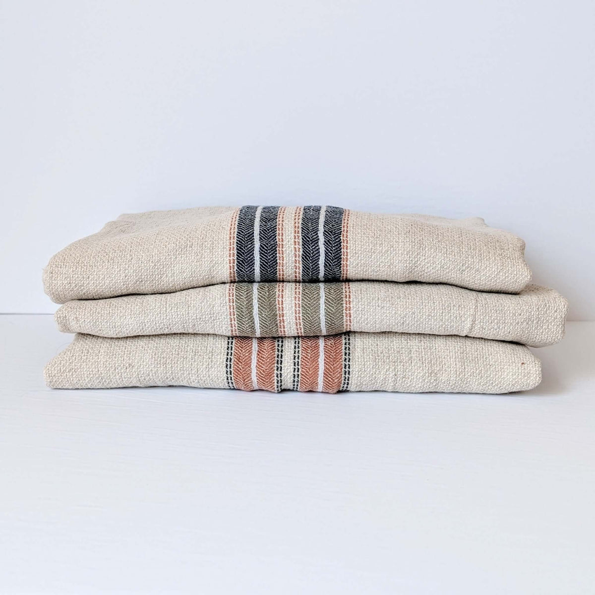Linen-Cotton SPA Sauna Turkish Towel Set (3), Hestia
