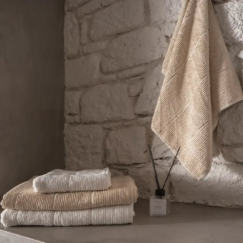 Terry Towel, Ribbed, Sardes