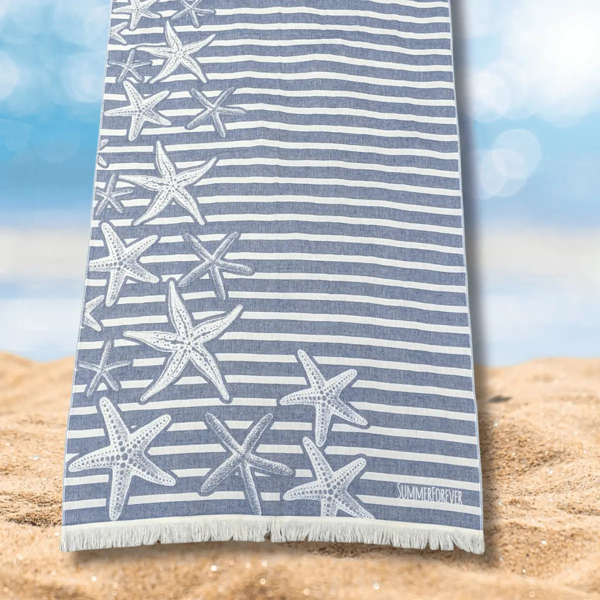 Turkish Beach Towel, Starfish