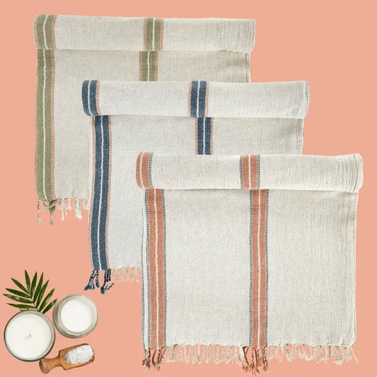 Turkish Towel Spa Sauna Set (3) Hestia