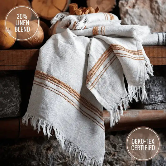 Turkish Towel, Linen Mix, Marl