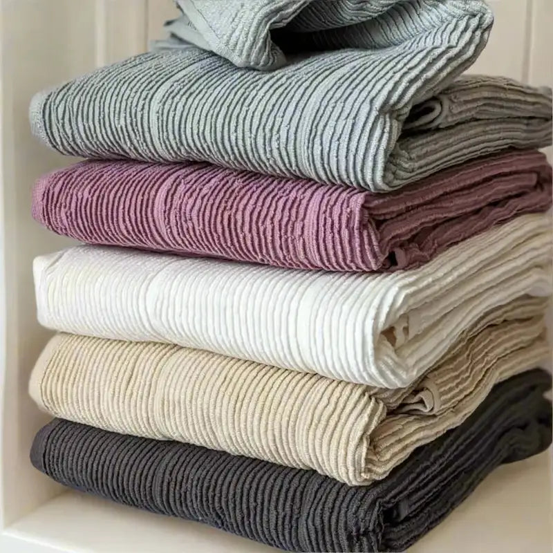 Terry Towel, Ribbed, Sardes