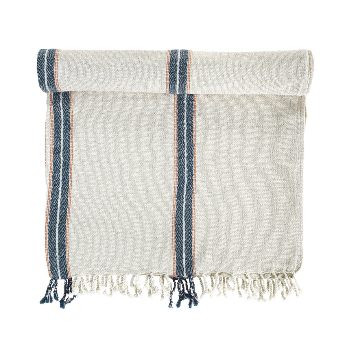 Turkish Beach Towel 30% Linen 205gsm SPA Bath, Hestia