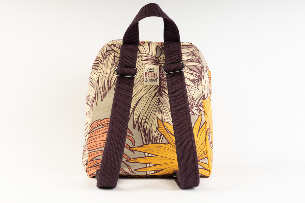 Backpack with Waterproof Lining - Kaiso - Beige