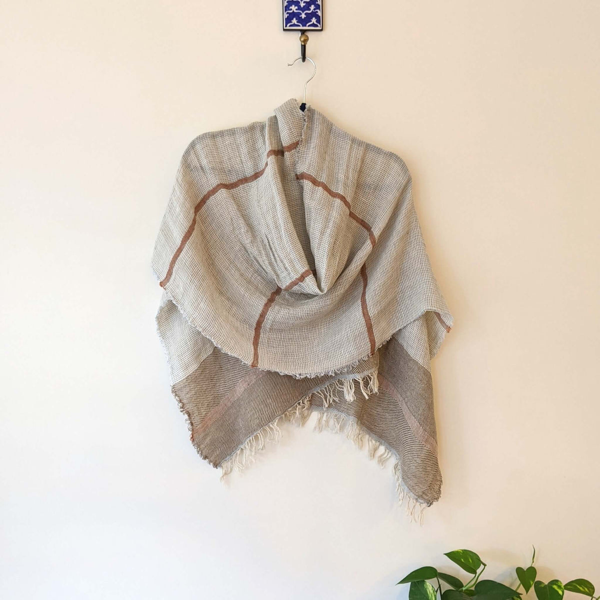 Odesa, Scarf, Steel Gray