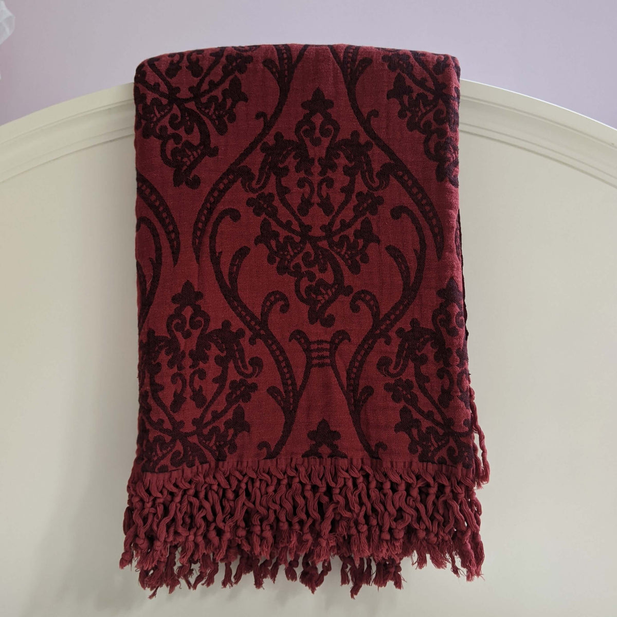 Risus, Throw, Blanket - Burgundy