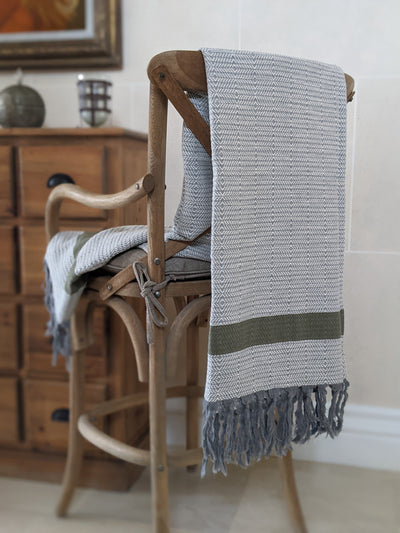 Harlow, Throw, Blanket; Pine