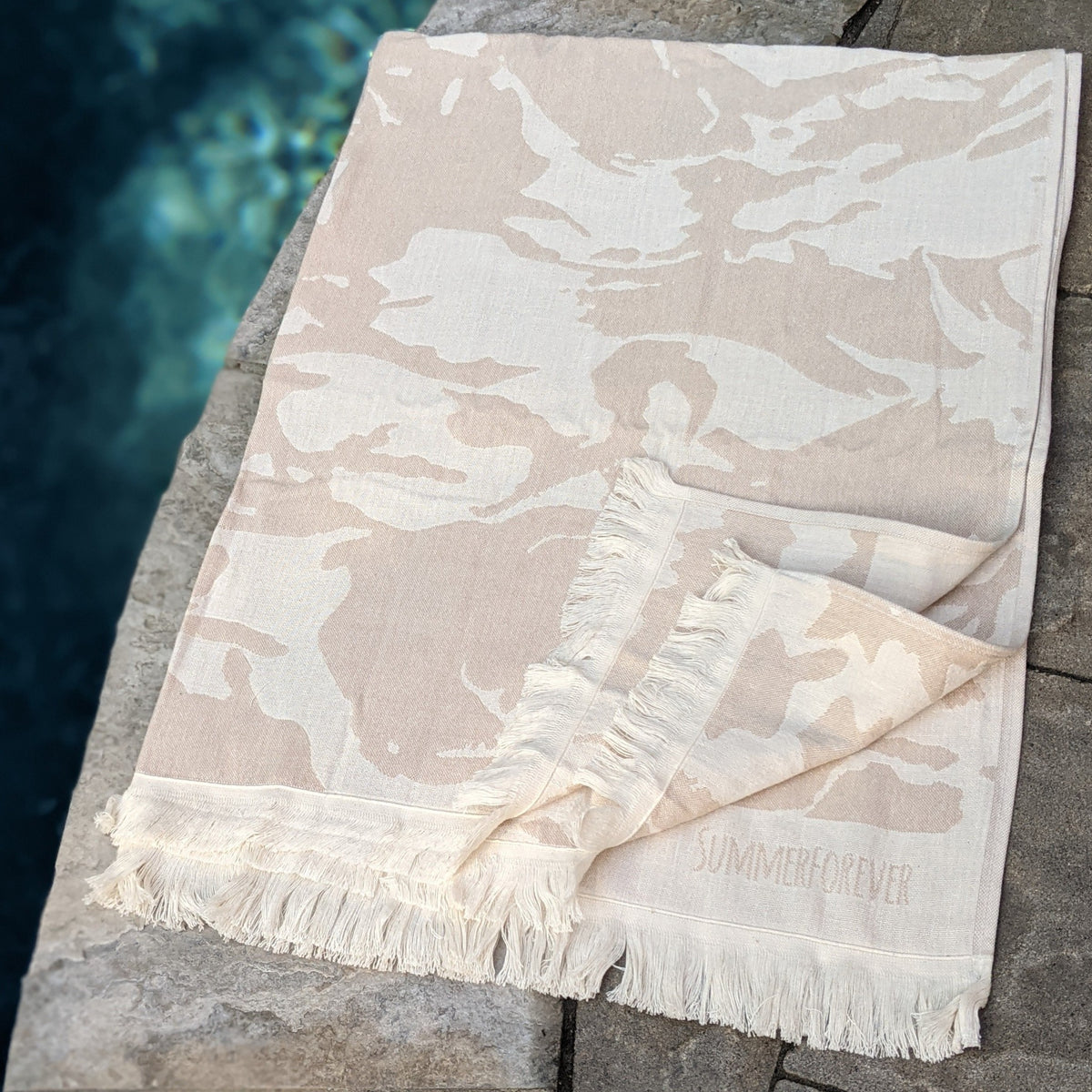 SALE - Camo, Turkish Towel, Beige