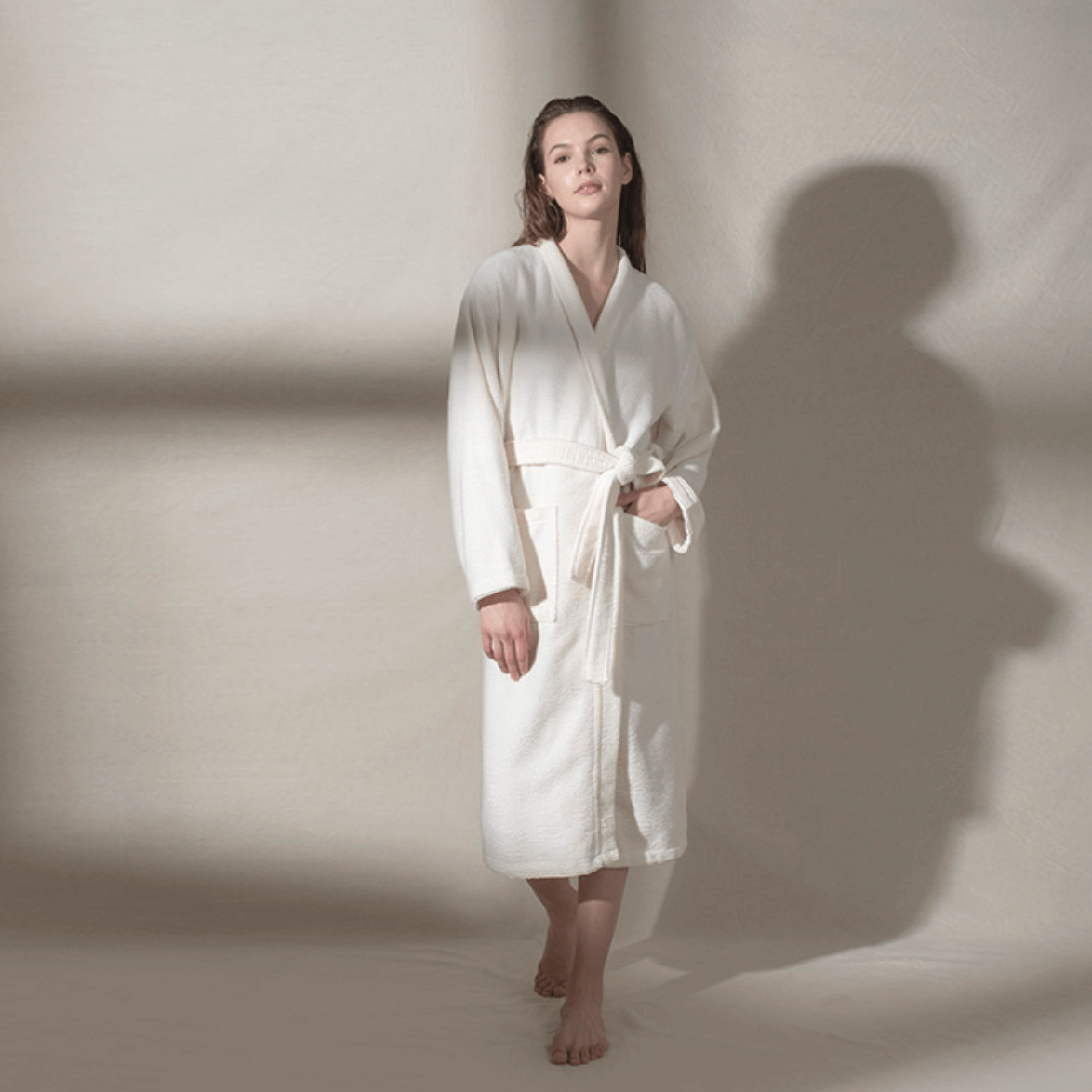 Bathrobe, Ribbed Terry 380gsm Luxury Unisex, Sardes