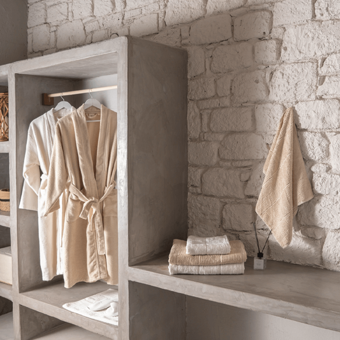 Turkish Bath Towel Ribbed Terry 380gsm Luxury, Sardes
