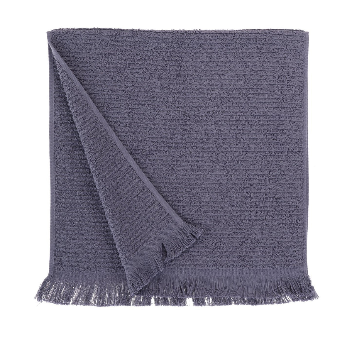 Turkish Bath Towel, Extra Long Loops 500 gsm Luxury, Athena Purple Gray